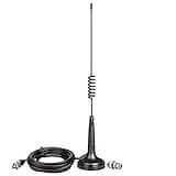 Bingfu 27MHz CB Radio Antenna - Magnetic Base, Handheld, PL259 & BNC Male, Compatible with Cobra, Midland, Uniden, Maxon, President Vehicle, Car, Truck, Mobile CB Radio
