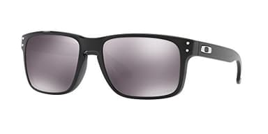 Oakley Mens OO9102 Holbrook Square Sunglasses, Polished Black/Prizm Black, 57 mm