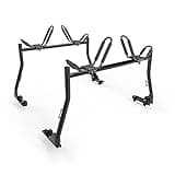 AA-Racks Model X31 Truck Ladder Rack with (8) Non-Drilling C-Clamps and 2 Sets Kayak J-Racks with Ratchet Lashing Straps & Ratchet Bow and Stern Tie Down Straps(2Packages)