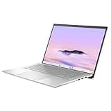 ASUS ExpertBook CX54 Chromebook Plus Laptop with Google AI, 14" 2560x1600 Display, Intel® Core™ Ultra 5 Processor, 8GB RAM, 128GB SSD, ChromeOS, Fog Silver, CX5403CMA-DB588