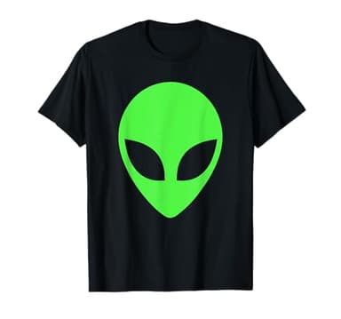 Green Alien Head - Alien T-Shirt