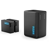 GoPro Dual Battery Charger + 2 Enduro Rechargeable Batteries (HERO13 Black) - Official Accessory