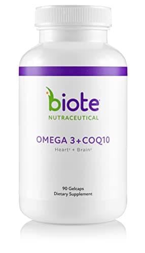 Biote Nutraceuticals - Omega 3 + CoQ10 - Heart + Brain (90 Gel caps)