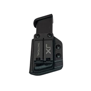 JX Tactical - Pistol Mag Pouch - Double Stack - with Monoblock - Black - Made in U.S.A