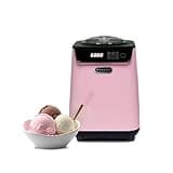 Whynter Ice Cream Maker Machine Automatic 1.28 Qt Upright with Built-In Compressor, LCD Digital Display & Timer, No Pre-Freezing, ICM-128BPS, Black/Pink