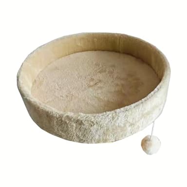 SHENGOCASE 13.5" Cat Tree Tower Accessories Replacement Parts Top Perch Bed Platform, Cat Tower Add ons (Beige, M8)