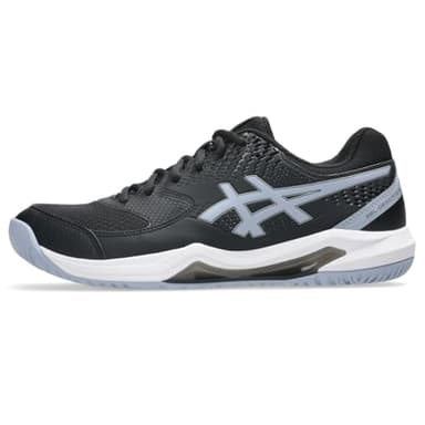 ASICS Men's Gel-Dedicate 8 Tennis Shoes, 10, Black/Grey Blue