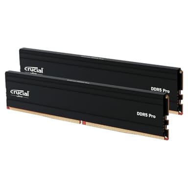 Crucial Pro 32GB DDR5 RAM Kit (2x16GB), 5600MHz (or 5200MHz or 4800MHz) Desktop Memory UDIMM 288-pin, Compatible with 13th Gen Intel Core and AMD Ryzen 7000 - CP2K16G56C46U5