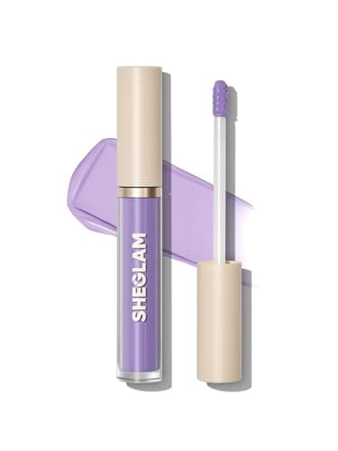 SHEGLAM Like Magic Color Correcting Concealer Corrector Liquid Concealer Long Lasting Brightening Full Coverage Weightless All-Day Hydrate Concealer-Purple