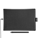 One by Wacom Drawing Tablet, Medium 10.9" x 7.4" Compact Graphics Tablet, Student Beginner Creative Pen Digital Drawing Pad for Chromebook, Mac, Windows