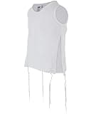 Zion Judaica Quality Comfortable Cotton Tzitzit Undershirt Certified Kosher T-Shirt Tzitzis Sweat Free Israel Import