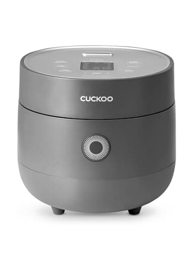 CUCKOO Micom Rice Cooker 6-Cup Uncooked / 12-Cup Cooked with Nonstick Inner Pot, Versatile Rice Maker with 9 Menu Options, Fuzzy Logic Technology, Auto Clean, Quick Rice Mode, Gray (CR-0675FG)