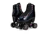 Impala Rollerskates Girl's Impala Quad Skate (Big Kid/Adult) Black Holographic 9 (US Men's 7, Women's 9) M