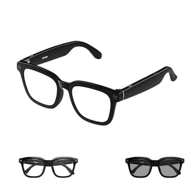 MSCGLYXGS Ai Smart Glasses with Camera and Bluetooth - 4K HD Video Recording, Real-Time Translation, with Color-Changing Lenses for Travel, Sports, Outdoor Use