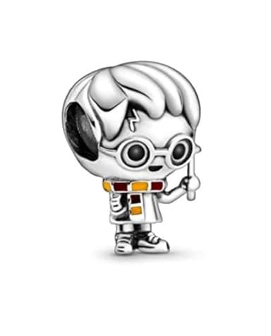 CHARMY´S Sterling Silver Harry Potter Charm Compatible with Pandora Charms for Women, Charm Bracelet, Necklace Charms & Bracelets – Cute Hogwarts Harry Potter Charms for Bracelets