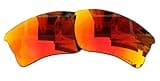 BVANQ Polarized Lenses Replacement for Oakley Quarter Jacket Sunglasses (Fire red mirror)