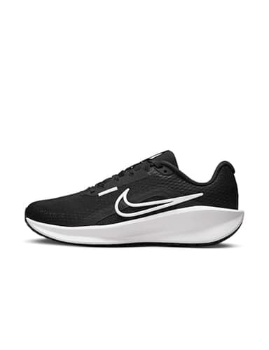 Nike Women's Downshifter 13 Road Running Shoes, Black/White-Dark Smoke Grey, 10