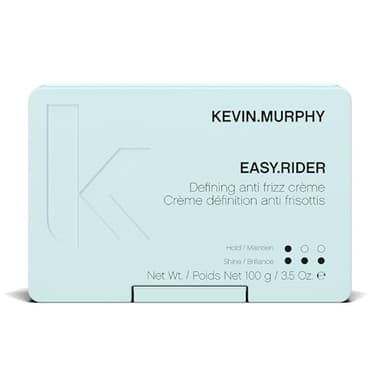 KEVIN.MURPHY EASY.RIDER - Hair Cream for All Hair Types - Anti Frizz for Hair Styling - Curl Activating Cream - Frizz Control Cream - 100g / 3.5 oz