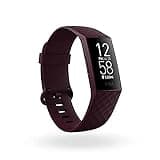 Fitbit Charge 4 Fitness and Activity Tracker with Built-in GPS, Heart Rate, Sleep & Swim Tracking, Rosewood/Rosewood, One Size (S &L Bands Included)