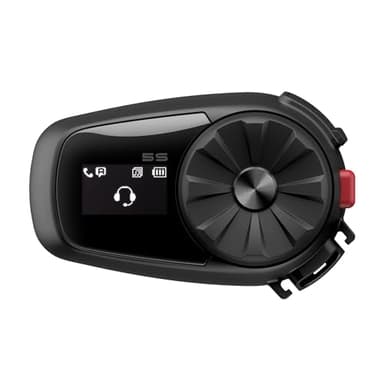 Sena 5S Motorcycle Bluetooth Communication System, Black, Single Pack