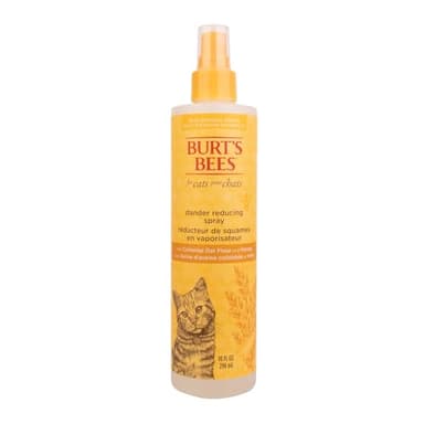 BURT'S BEES FOR PETS Cat Dander Reducing Spray with Colloidal Oat Flour and Honey, Waterless Cat Grooming Spray for Dry Skin and Dandruff Control, Cat Dander Remover for Allergy Support, 10 Fl Oz