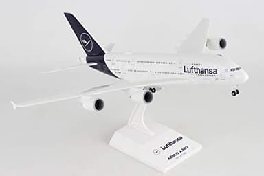 Skymarks Lufthansa Airbus A380 1/200 Collectible Scale Model with Landing Gear & Display Stand – Officially Licensed Collectible in New Livery for Ages 14+