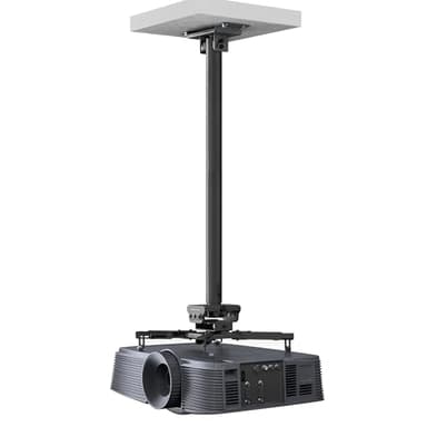 Mount-It! PRO Projector Ceiling Mount, Heavy-Duty Commercial Grade, 77 lb Capacity, Adjustable Extension 29.3–45.1 in, Universal Ceiling Projector Bracket for Home Theater, Classroom, Boardroom