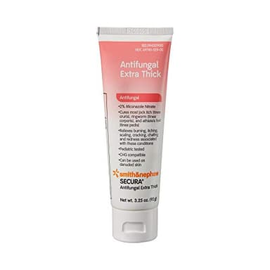 Smith & Nephew Secura 2% Miconazole Nitrate Cream Antifungal 3-1/4 oz. Tube