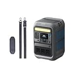 Anker SOLIX C300 Portable Power Station with Adjustable Strap, Outdoor 288Wh LiFePO4 Battery, 300W (600W Surge) Solar Generator, 140W Two-Way Fast Charging, for Camping, Traveling, and Emergencies.