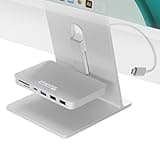 Plugable USB C Hub for iMac 24 Inch 2021, 2023, and 2024 6-in-1 USB Hub Multiport Adapter with 10Gbps USB-C and USB 3.0, 2X USB 2.0, microSD & SD Card Reader, Not for 2020 and Earlier iMacs (AD-6IN1)