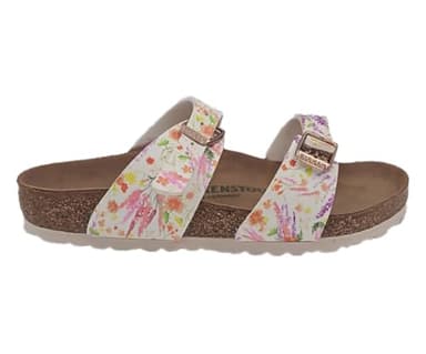 Birkenstock Sydney Birko Flor Summer Unisex Shoes Size 3, Color: Light Rose