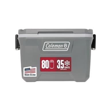 Coleman Classic Series Insulated Portable Cooler, Leak-Resistant Outdoor Hard Cooler Keeps Ice up to 5 Days, 52/70/120/150 Quart