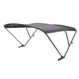 SureShade Pontoon Power Bimini Top fits 92-102" W, Black Anodized Aluminum Frame, 10' Marine-Grade Canvas, Rail Mounted Controller, Bluetooth® Capability, Quick Connect Install, Black – 2024050708