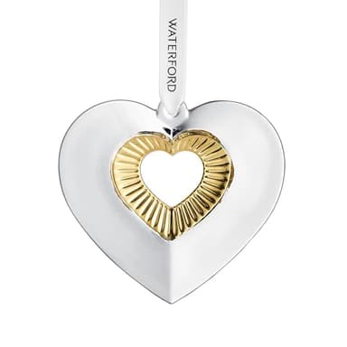 Heart Ornament with Gold