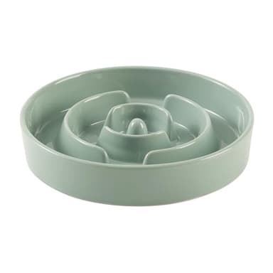 Havniva Ceramic Slow Feeder Dog Bowls, 1.6 Cups Dog Bowl Slow Feeding for Medium Breed, 8.2inch Puzzle Dog Food Bowl Slow Feeder Non-Slip Anti-Gulping and Anti-Choking Reduces Bloating