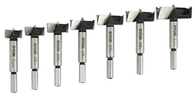 RYOBI Steel FORSTNER Drill BIT Set 7-Piece A9FS7