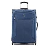 Travelpro Tourlite Softside 21" Expandable Luggage with 4 Spinner Wheels, Lightweight Suitcase, Carry-On, Blue