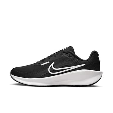 Nike Women's Downshifter 13 Road Running Shoes, Black/White-Dark Smoke Grey, 6