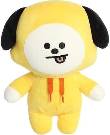 Aurora Lovable BT21 CHIMMY Stuffed Animal - Collectible Fun - Delightful Cuteness - Yellow 10 Inches