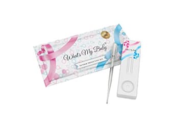 Whats My Baby® Early Gender Prediction Test - Reveal if Your Baby is a Girl or Boy from 5 Weeks - Instant Results - Gender Reveal Early Pregnancy Test Kit