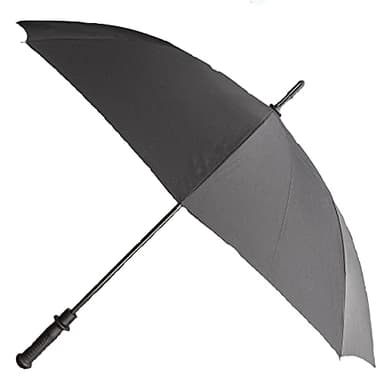 Night Watchman Carbon Fiber Tactical Umbrella for Daily Carry | 36.5” Heavy Duty Stick Umbrella for Rain, Travel & Personal Safety | Discreet Self Defense Umbrella with Emergency Glass Breaker Tip