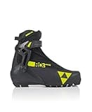 Fischer Unisex Adults RC3 Combi Performance Breathable Winter Cross-Country Nordic Ski Boots for Classic and Skating Use, Black/Yellow, 42