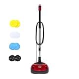Ewbank EP170 Complete Cleaner, Washer, Scrubber, Scourer, and Polisher, Interchangeable Brushes and Pads Multi-Use Floor Machine, 2200 rpm, Lightweight, Red, 8 Pound