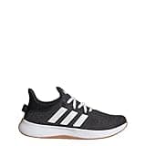 adidas Women's Cloudfoam Pure Sneaker, Black/White/Grey, 8.5