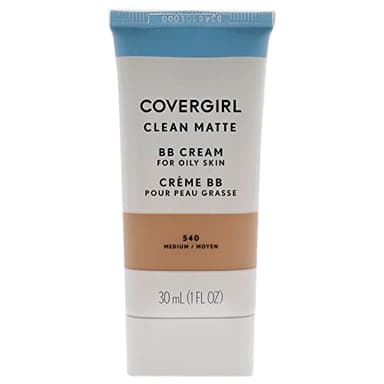COVERGIRL - Clean Matte BB Cream, Oil-Free, Long-Lasting, Sensitive Skin, Lightweight, 100% Cruelty-Free