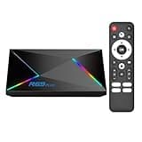 2025 Android TV Box, Android 14.0 TV Box Octa-core Cortex A55N CPU WIFI6 1000M Ethernet 8K HD TV Box Android 14 OS with 4GB 32GB Support BT5.0 Dual-WiFi 2.4G/5G USB3.0 H.265 3D 4K 8K TV Android Box