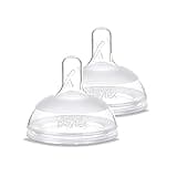 Playtex Baby NATURALATCH COMFORT Nipple, Switch from Breastfeeding to Bottle, Most Like Mom Feel, Slow Flow, 2 Count