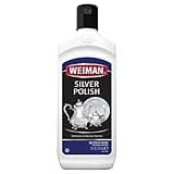 Weiman Silver Polish and Cleaner - 8 Ounce - Clean Shine and Polish Safe Protective Prevent Tarnish