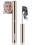 Black Mascara for Fine Short Lash & Older Women & Mulit-layered Lashes, Ultimate Length Volumizing Lower BottomLashes Mascara, Ultra-Precise Slim Adjustable Brush toAny Angle, smudge-proof