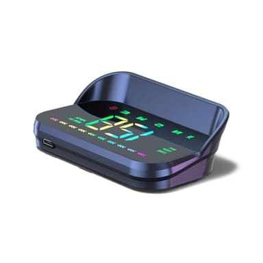 Heads Up Display M23 Color, GPS Digital Speedometer MPH for All Cars, Car Compass, Windshield Speedometer Projector, Multi-Function Display, Direction